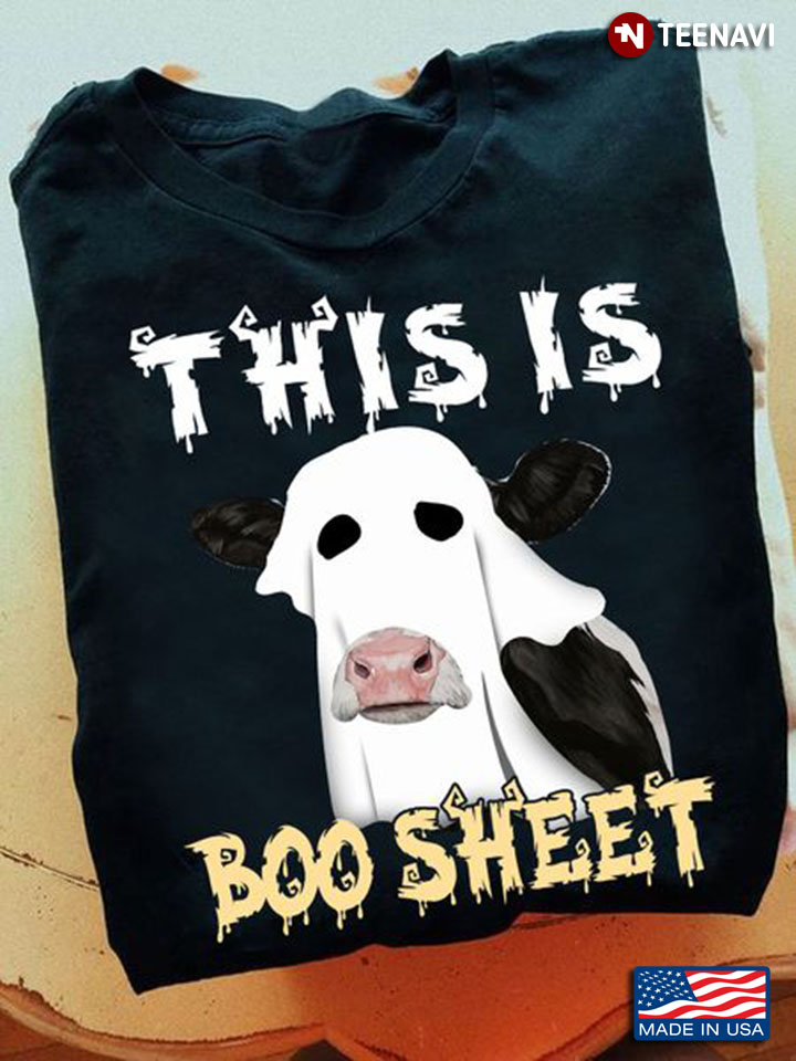 Funny Boo Cow Shirt, This Is Boo Sheet