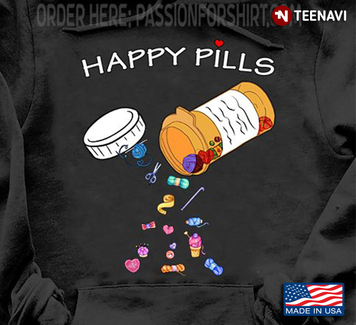 Yarn Lover Shirt, Happy Pills
