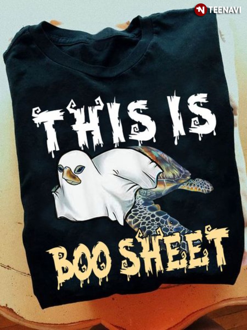 Ghost Turtle Shirt, This Is Boo Sheet