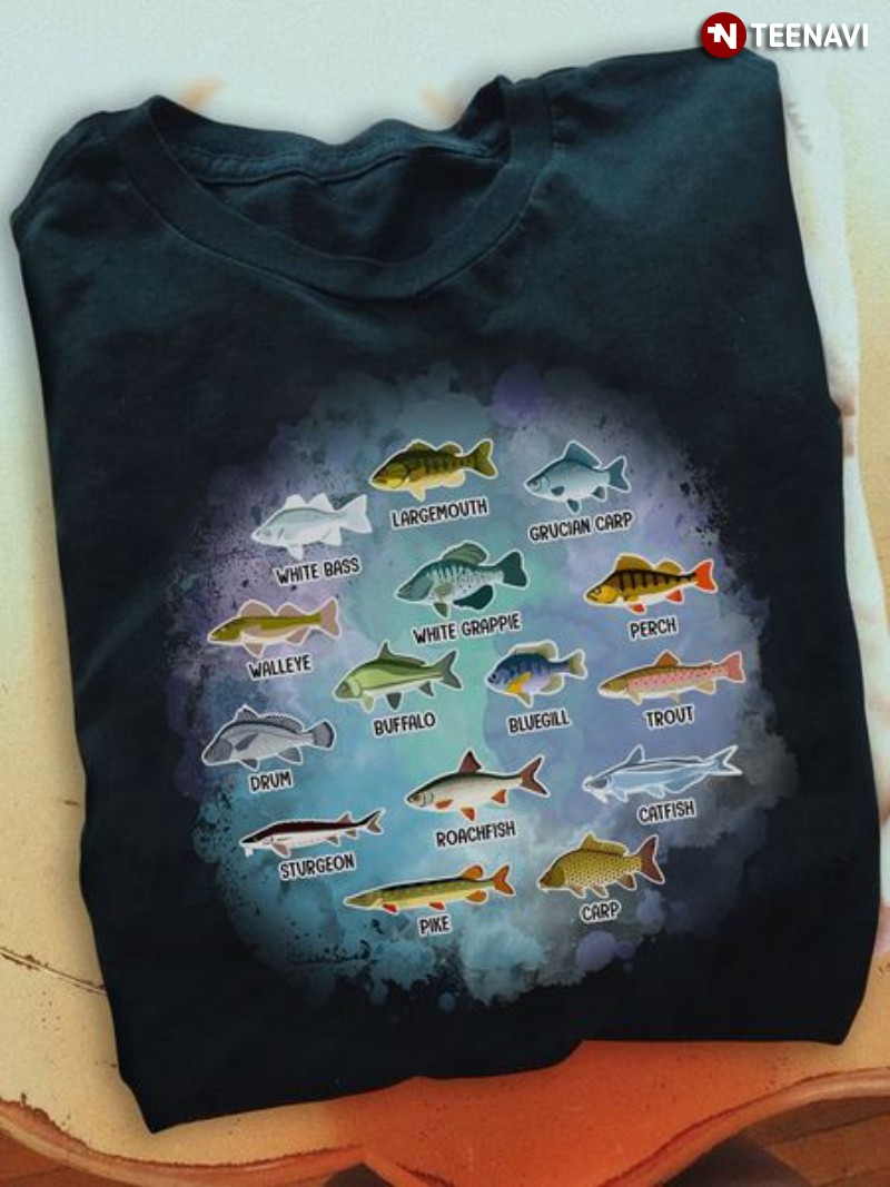 Fish Shirt, Different Types Of Fish