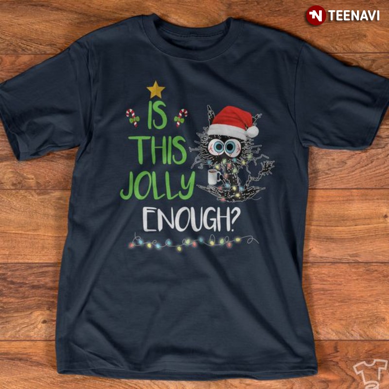 Cat Christmas Shirt, Is This Jolly Enough