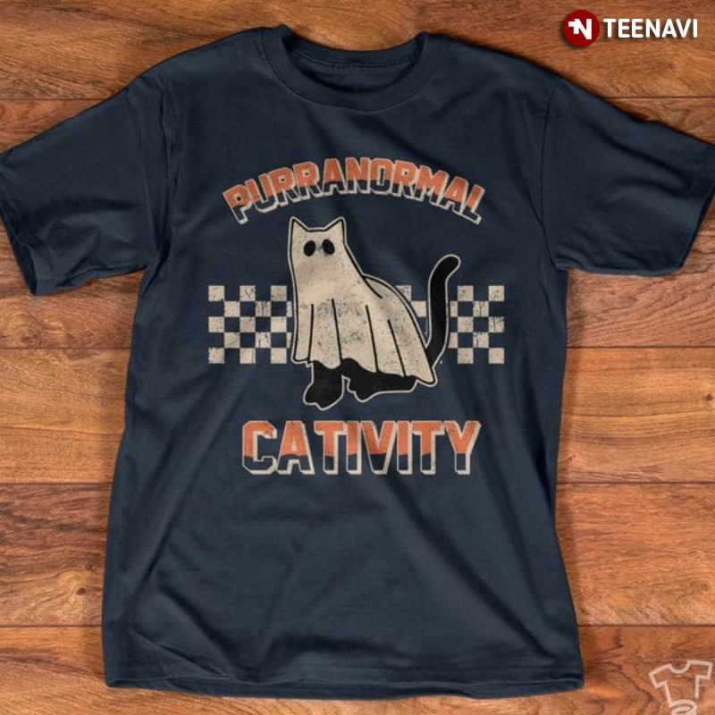 Boo Cat Shirt, Purranormal Cativity