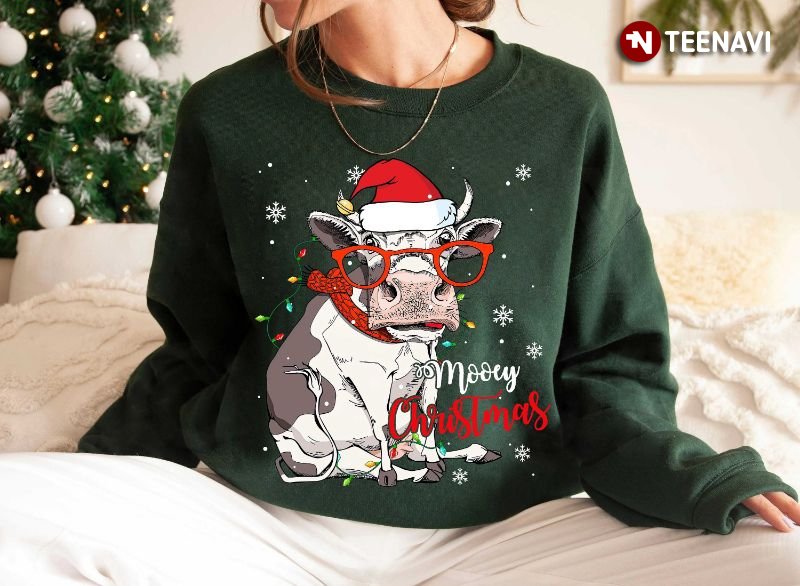 Cow Christmas Shirt, Mooey Christmas