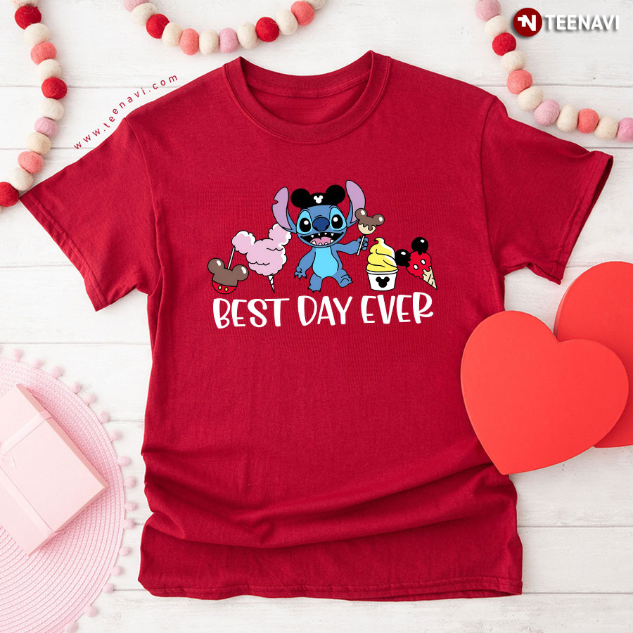 Stitch Best Day Ever Disney T-Shirt