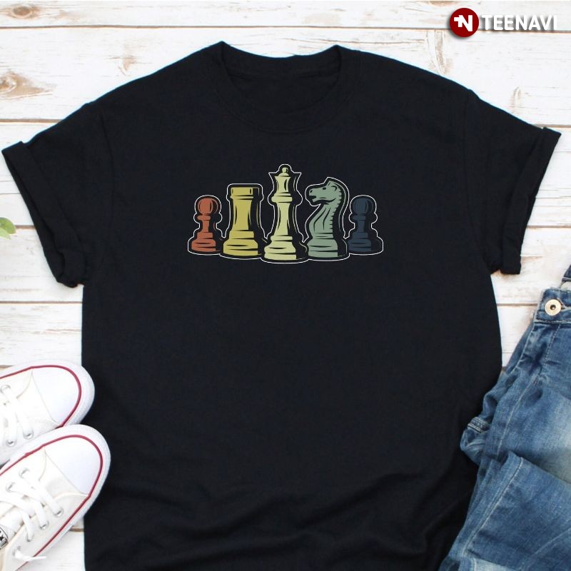 Chess Player Shirt, Chess Pieces