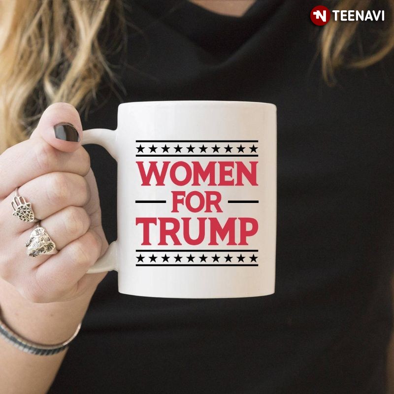 U.S. President Donald Trump Mug, Women For Trump