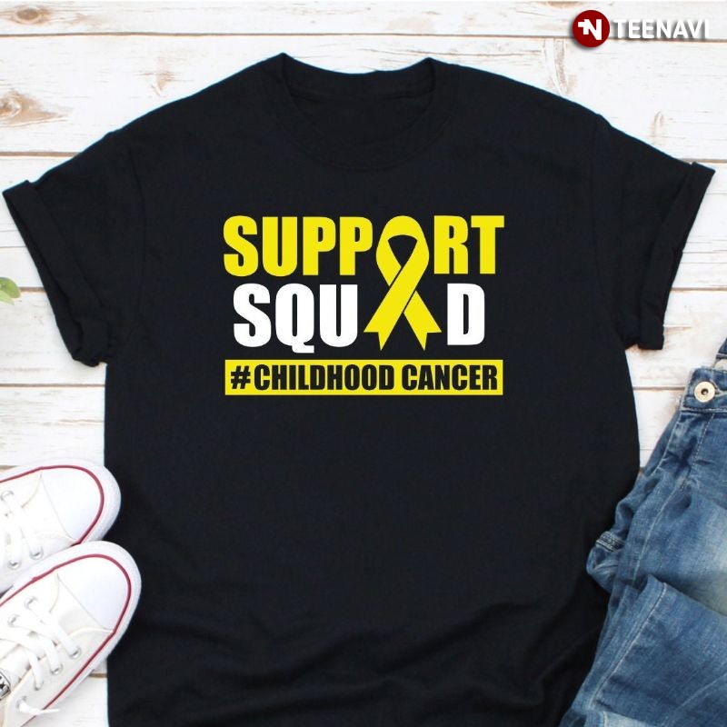 Childhood Cancer Awareness Shirt, Support Squad