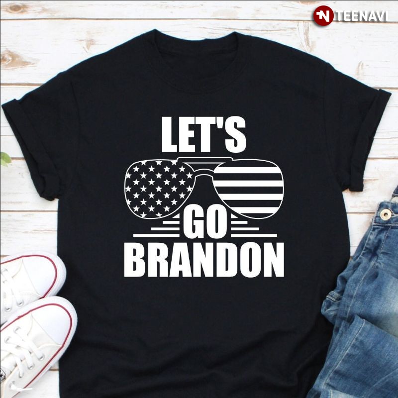 Anti-Joe Biden American Flag Shirt, Let’s Go Brandon
