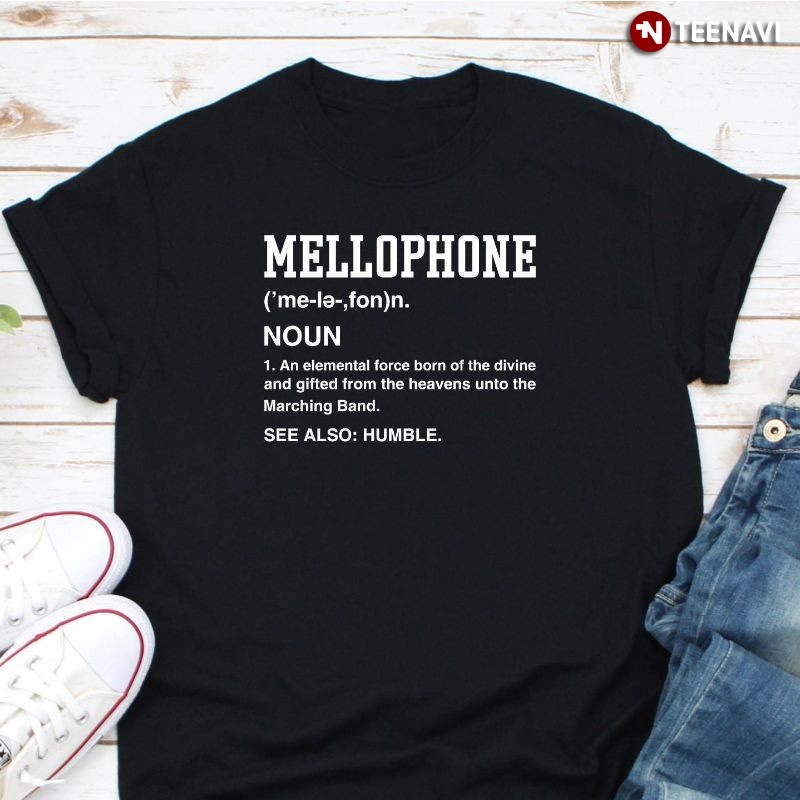 French Horn Mellophone Shirt, Mellophone Definition Noun