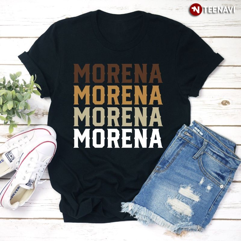 Mexican Woman Pride Flower Shirt, Morena Latina