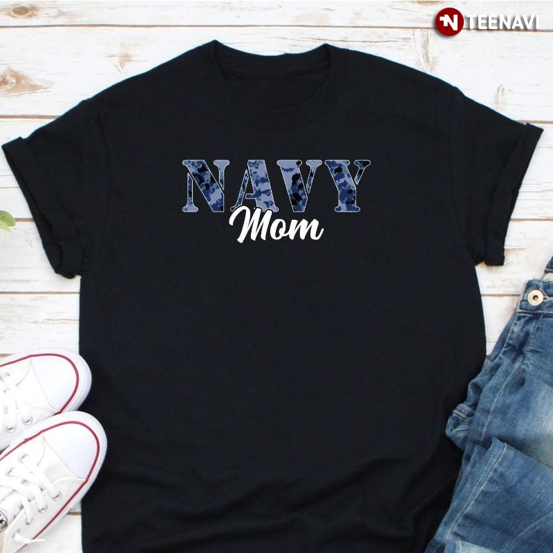 Gift for Proud Navy Mom Shirt, Navy Mom