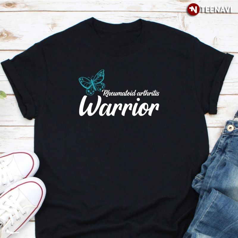 Rheumatoid Arthritis Awareness Shirt, Butterfly Rheumatoid Arthritis Warrior