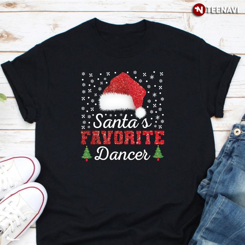Christmas Santa Claus Dancing Shirt, Santa's Favorite Dancer