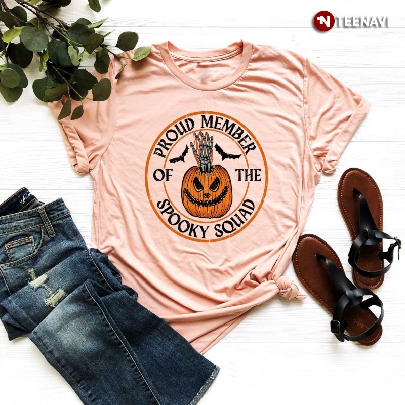 Funny Halloween Shirt, Proud Member Of The Spooky Squad