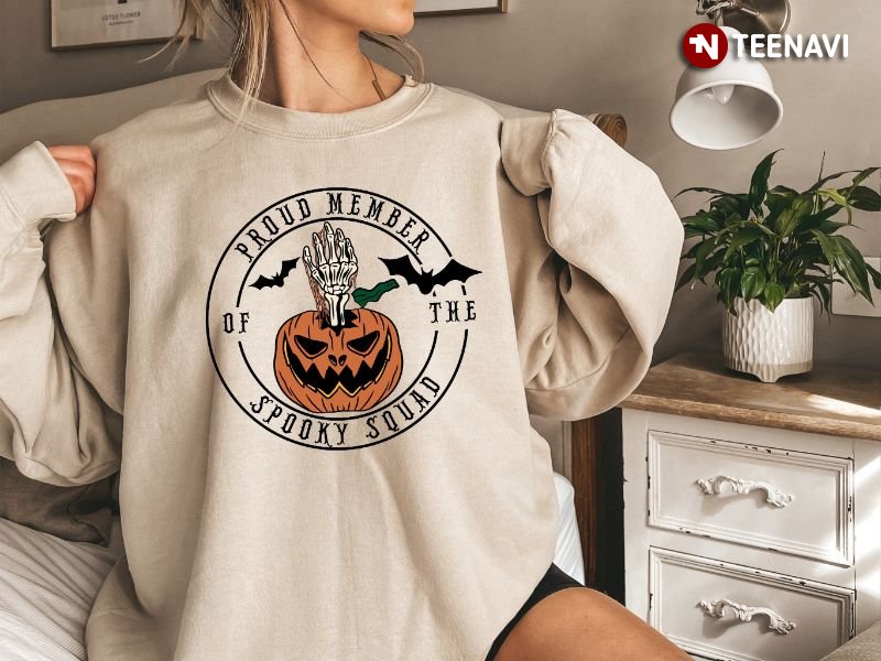 Spooky Squad Sweatshirt, Proud Member Of The Spooky Squad