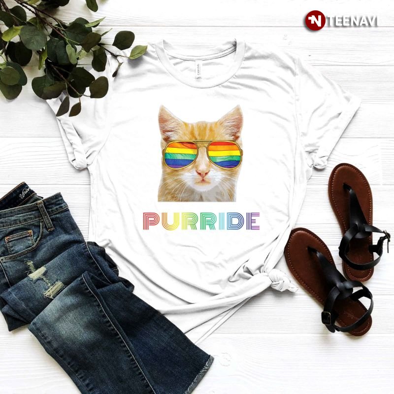 Purride LGBT Shirt, Purride Funny Cat