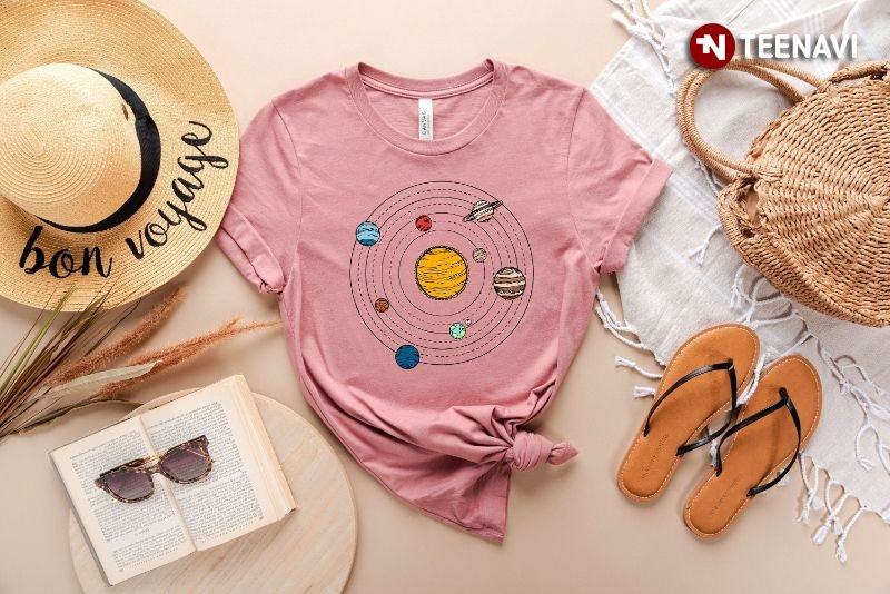 Solar System Shirt, Planets In The Solar System