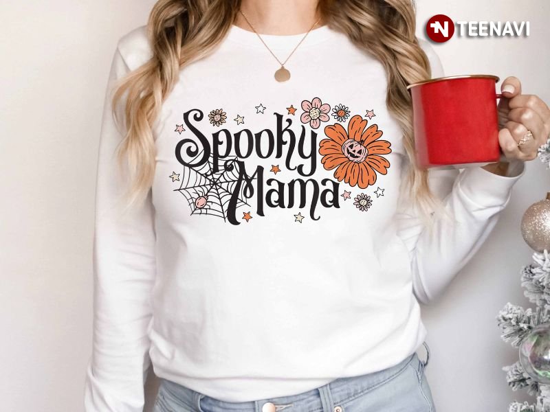 Funny Halloween Mom Shirt, Spooky Mama