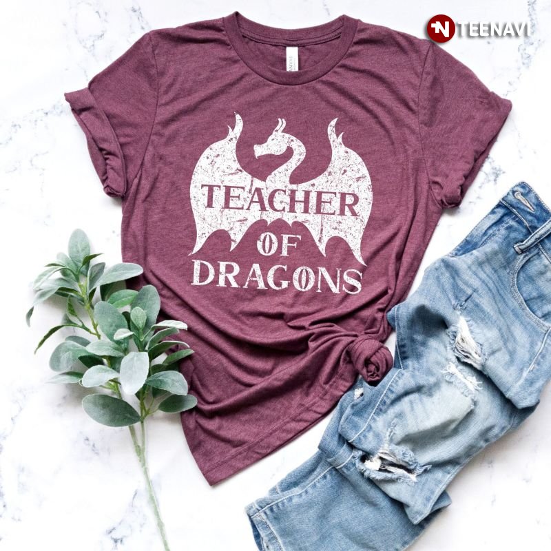 Funny Teacher Shirt, Teacher Of Dragons