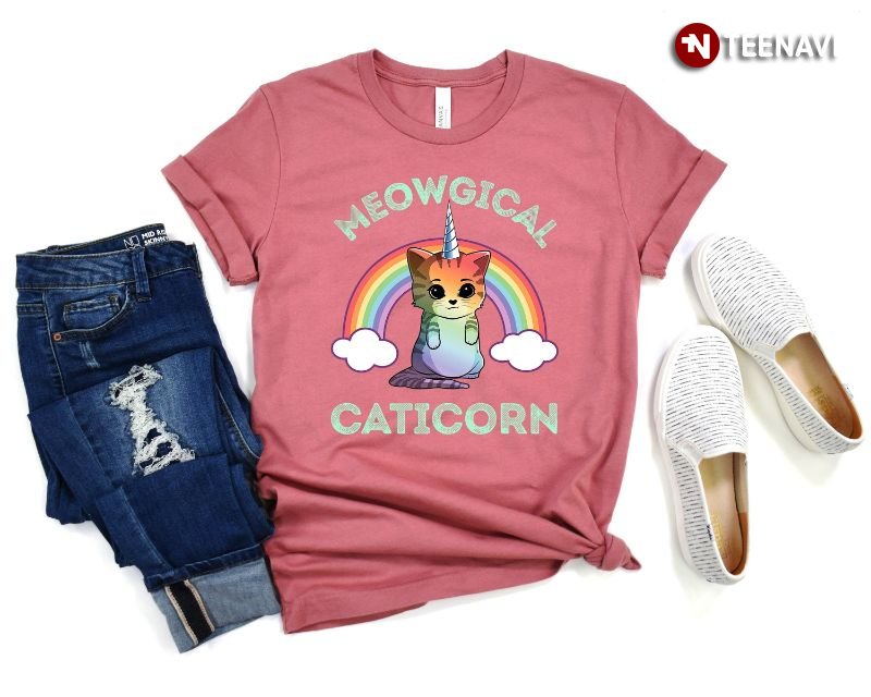 Lovely Cat Shirt, Meowgical Caticorn