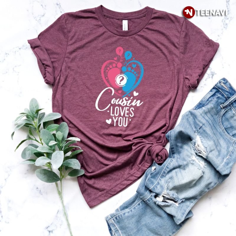 Pregnancy Announcement Shirt, Cousin Loves You