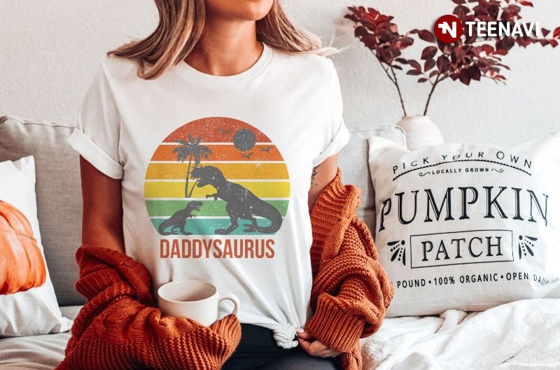 Dinosaur Dad Shirt, Vintage Daddy Saurus
