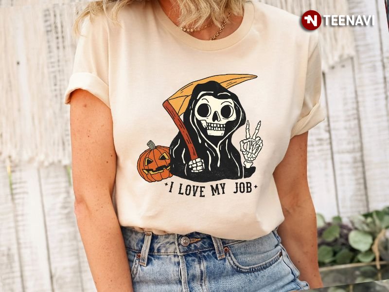 Halloween Vibes Shirt, The Death I Love My Job