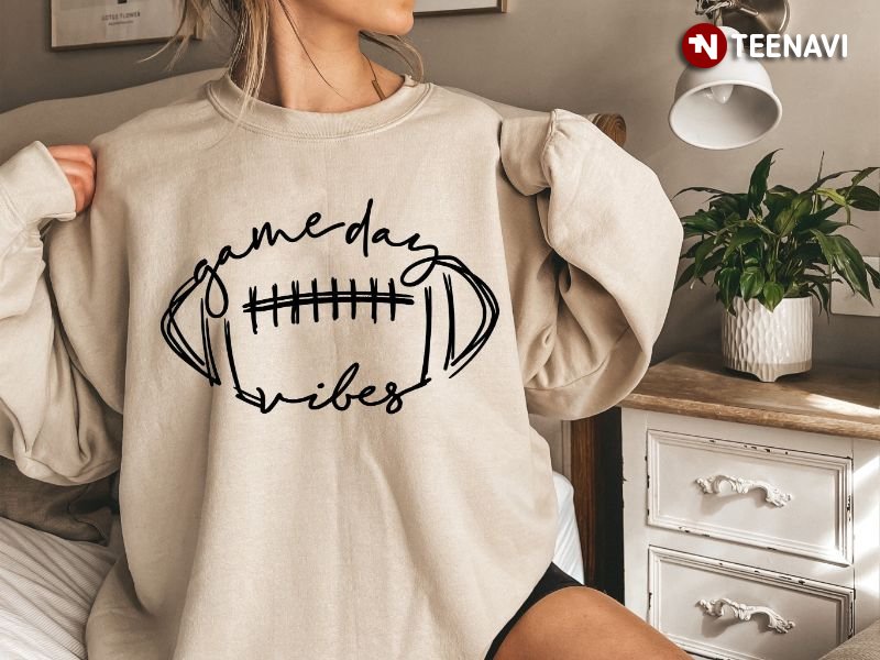 Football Lover Sweatshirt, Game Day Vibes