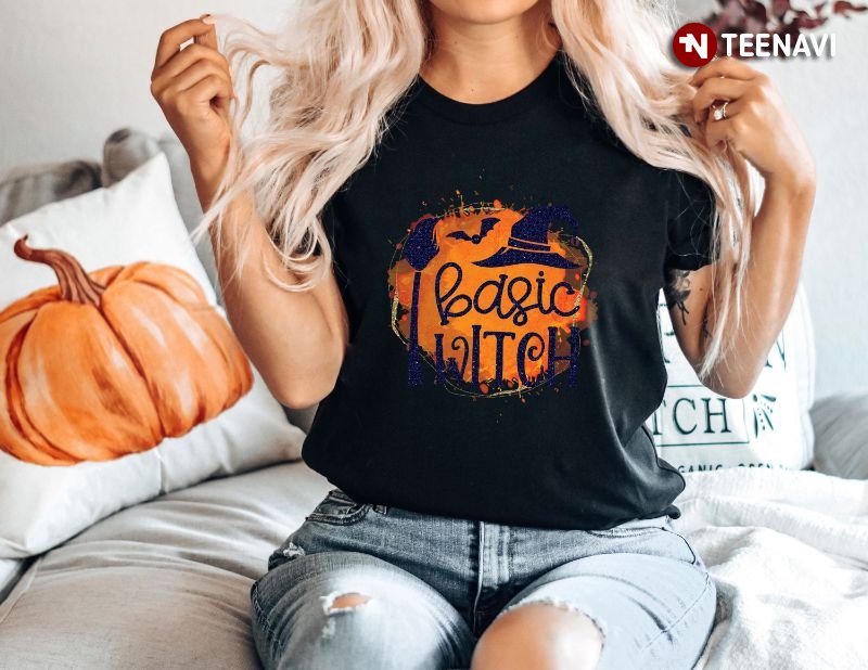 Basic Witch Halloween Vibes T-Shirt