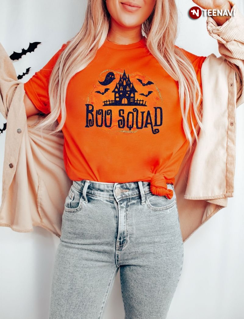 Funny Halloween Shirt, Boo Squad