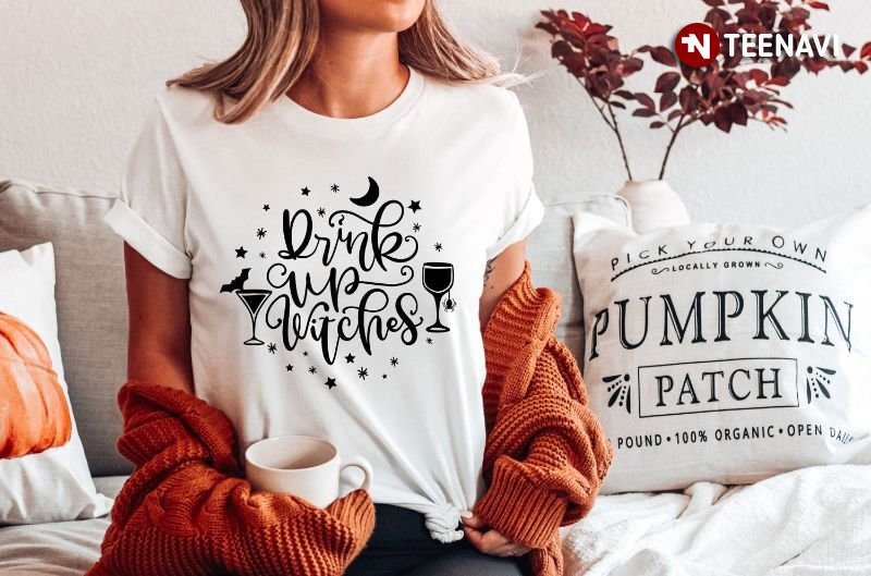 Halloween Drinking Shirt, Drink Up Witches
