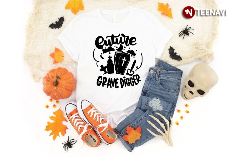 Halloween Night Shirt, Future Grave Digger
