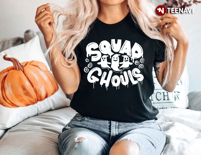 Funny Ghost Shirt, Squad Ghouls