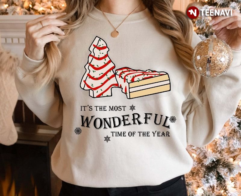 Christmas Holiday Sweatshirt, It's The Most Wonderful Time Of The Year
