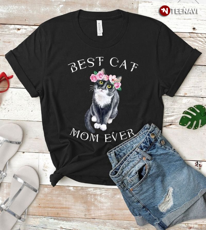 Cat Mom Shirt, Best Cat Mom Ever