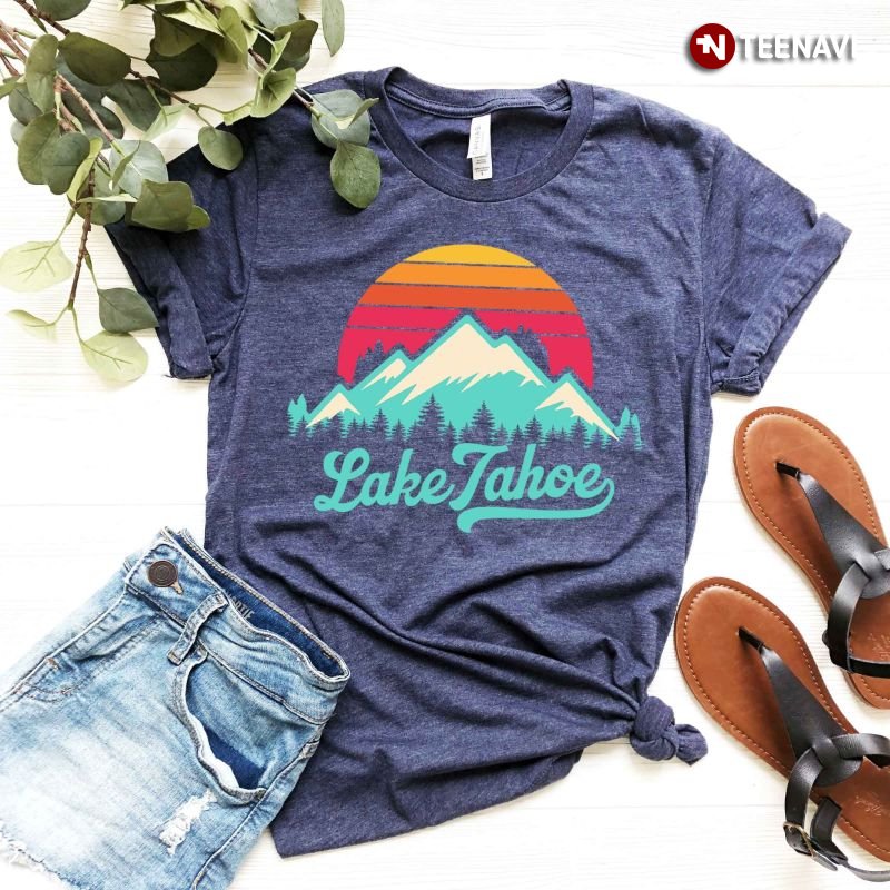 Lake Tahoe Shirt, Vintage Lake Tahoe