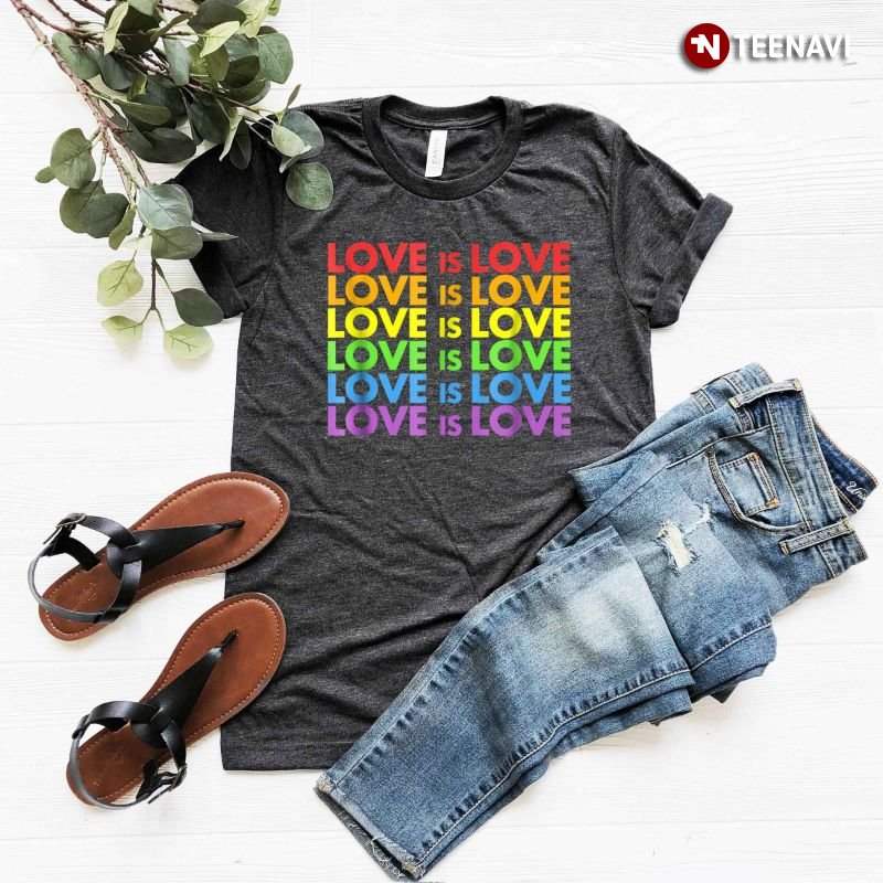 LGBT Pride Shirt, Love Is Love