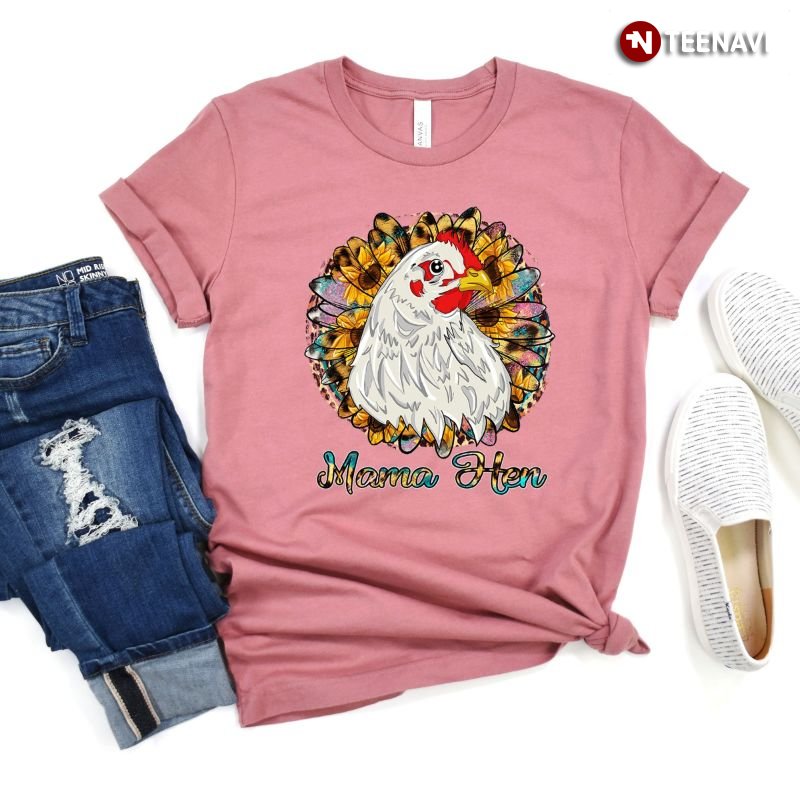 Chicken Mom Shirt, Mama Hen