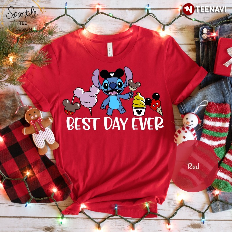Disney Shirt, Stitch Best Day Ever T-Shirt - TeeNavi