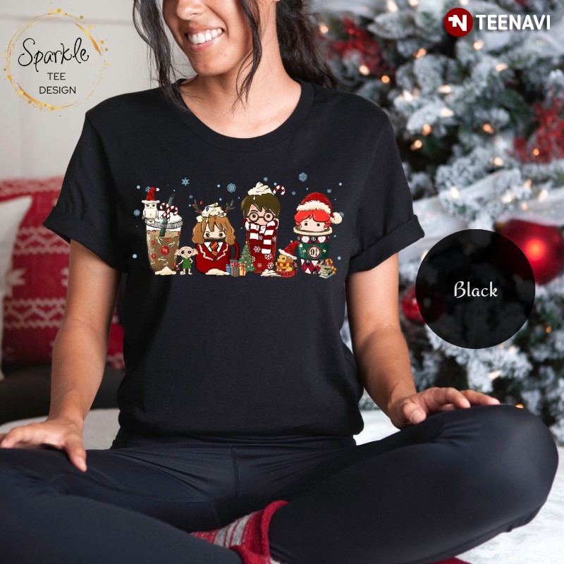 Cute Harry Potter Shirt, Harry Potter Merry Christmas
