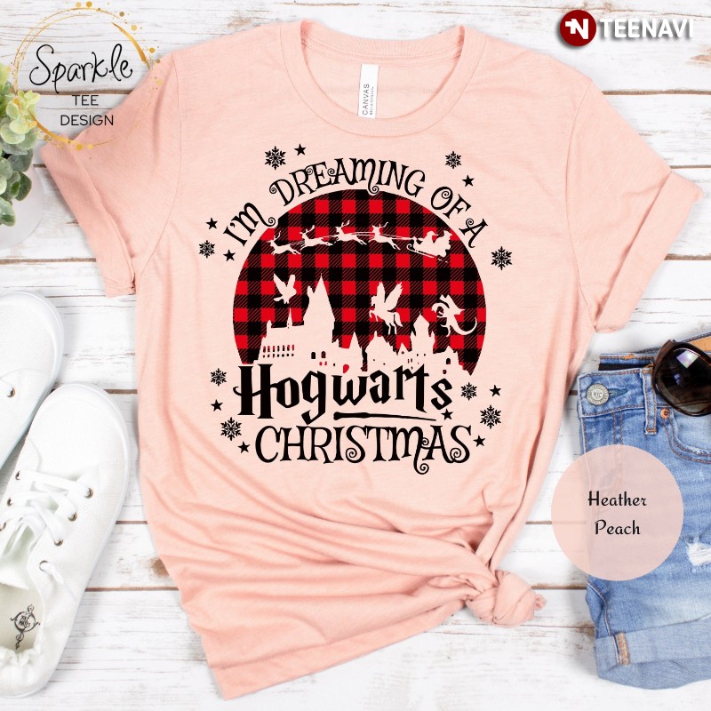 Hogwarts Christmas Shirt, I'm Dreaming Of A Hogwarts Christmas