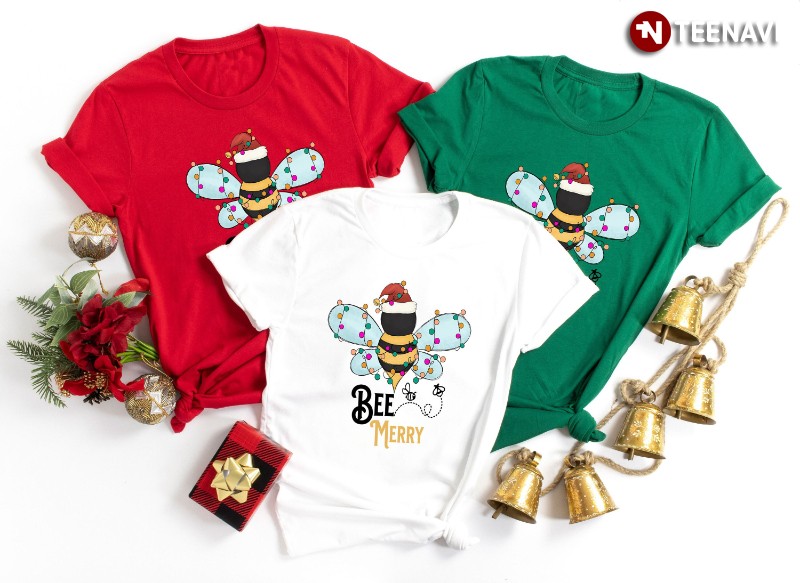 Christmas Bee Shirt, Bee Merry