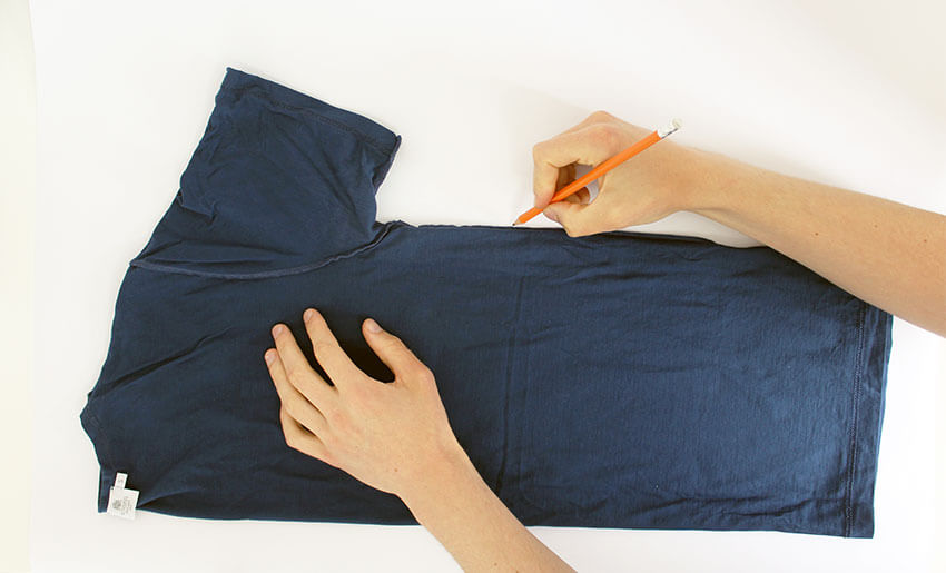 how to sew t-shirts