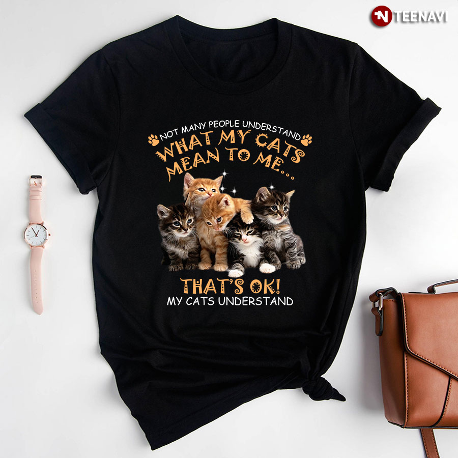 Not Many People Understand What My Cats Mean To Me That's Ok Cat T-Shirt
