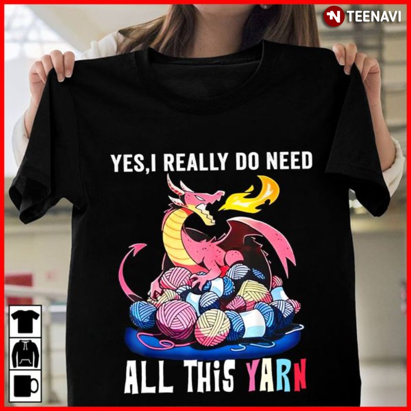Crochet Dragon Shirt, Yes I Really Do Need All This Yarn
