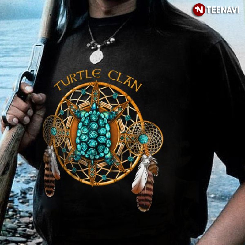 Turtle Native American Shirt, Turtle Clan