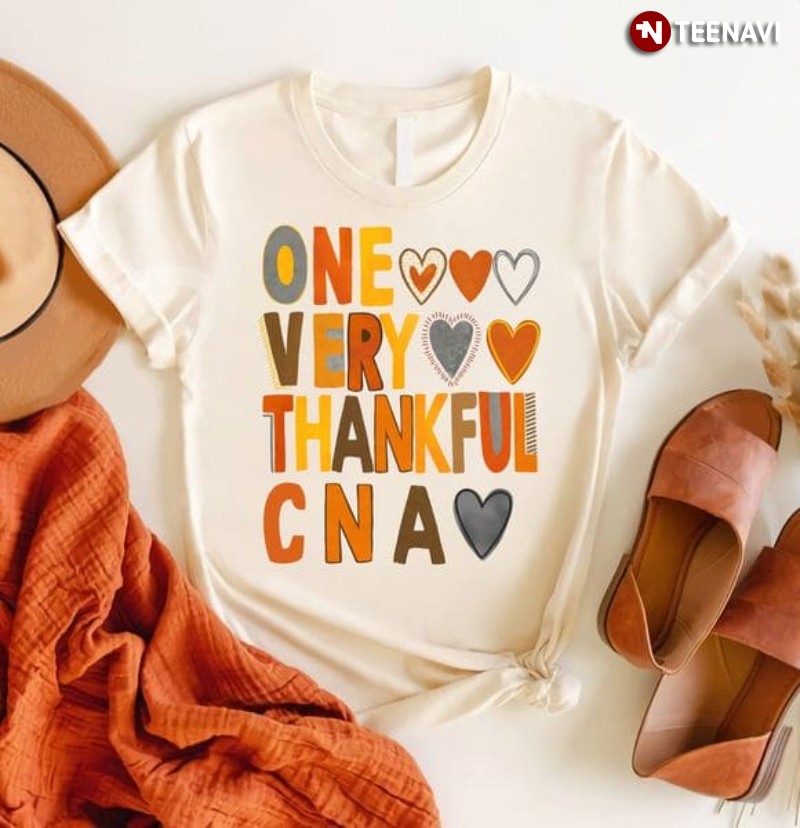 CNA Thanksgiving Shirt, One Very Thankful CNA
