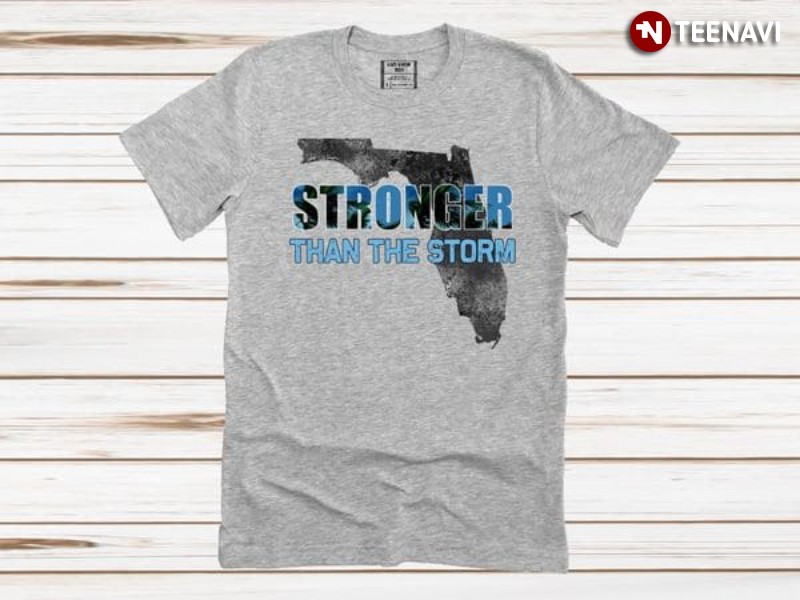 Florida Hurricane Relief Shirt, Stronger Than The Storm