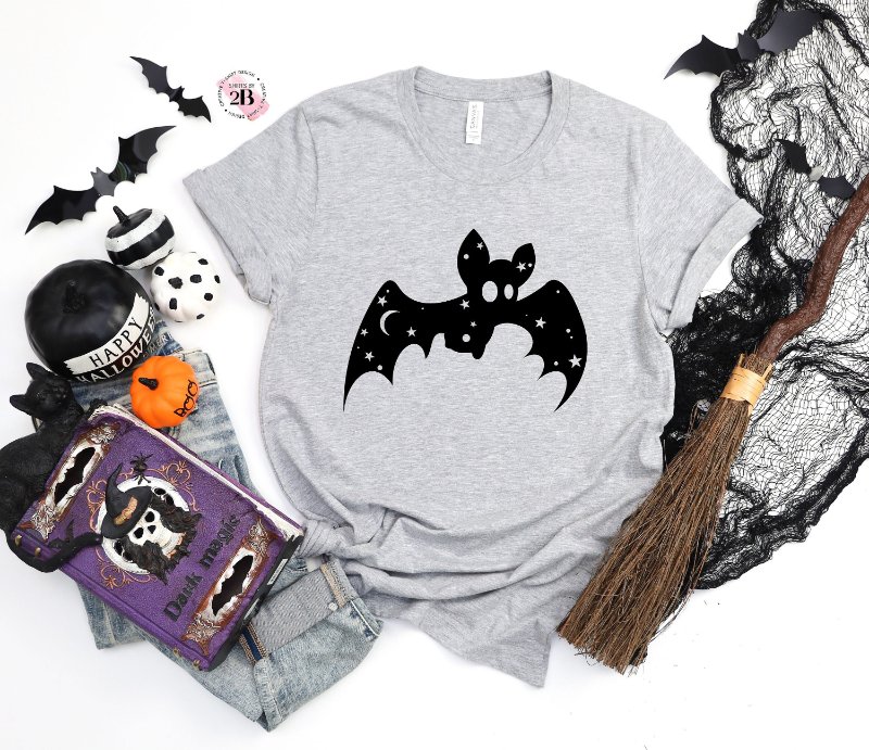 Halloween Vibes Shirt, Funny Bat