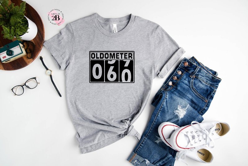 Funny 60th Birthday Shirt, Oldometer 60
